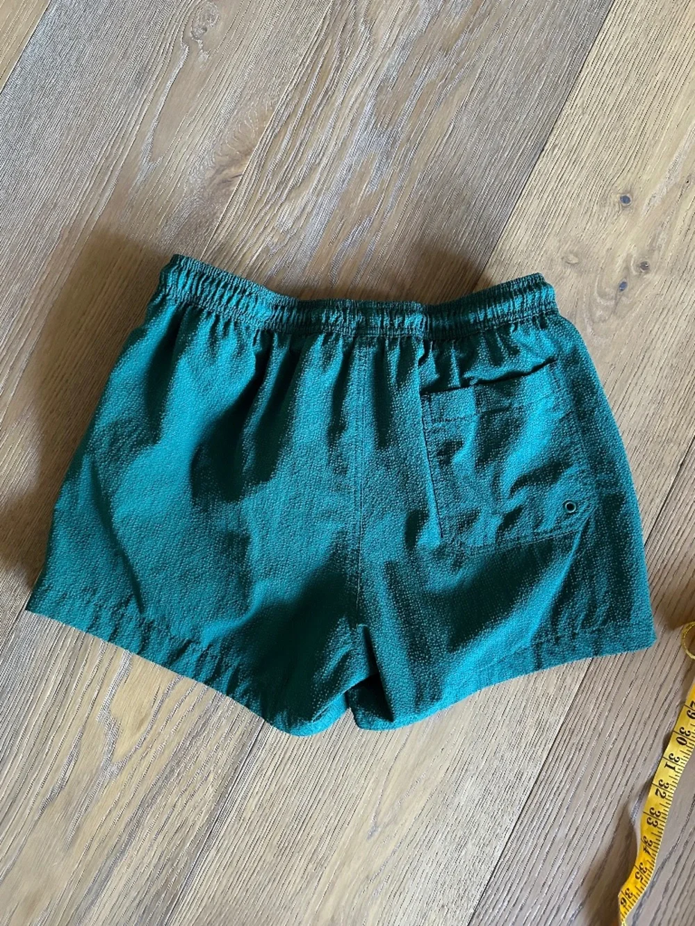 H&M Seersucker Swim Shorts Forest Green Size L